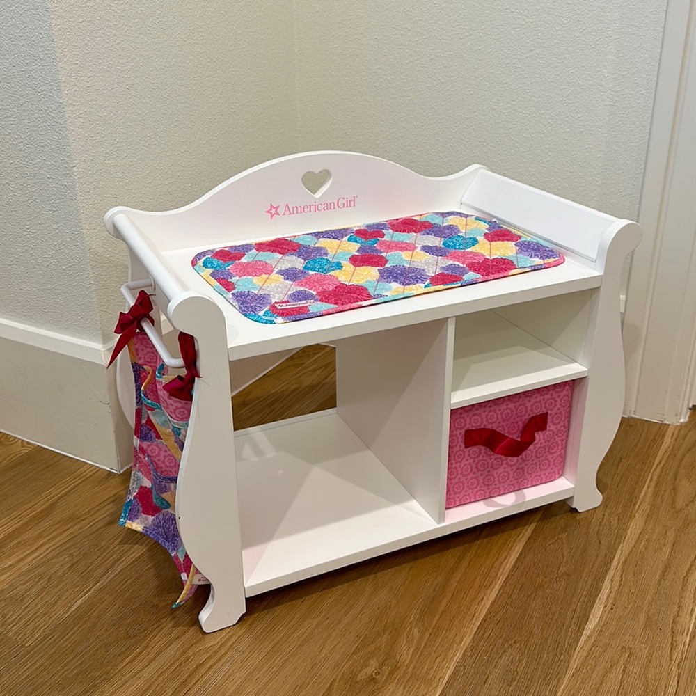 American Girl changing table